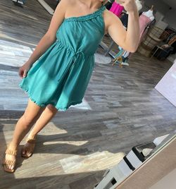 Style 1-1977944260-3472 day + moon Blue Size 4 Tall Height Free Shipping Cocktail Dress on Queenly