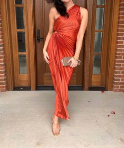 Dress Forum One Shoulder Pleated Asymmetrical Dress - Brands