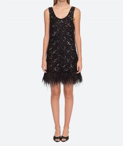 Style 1-2204237388-649 SEA Black Size 2 Tall Height Mini Cocktail Dress on Queenly