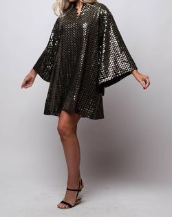 Style 1-2376399373-3014 VICTORIA DUNN Black Size 8 Tall Height Sleeves Sorority Rush Bell Sleeves Cocktail Dress on Queenly