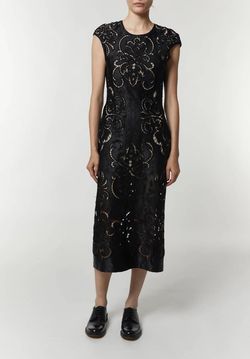 Style 1-2488221468-2791 Saint Art Black Size 12 Side Slit Jersey Plus Size Cocktail Dress on Queenly