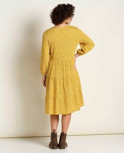 Style 1-3081177555-2791 TOAD&CO Yellow Size 12 Long Sleeve Toadandco Free Shipping Tall Height Cocktail Dress on Queenly