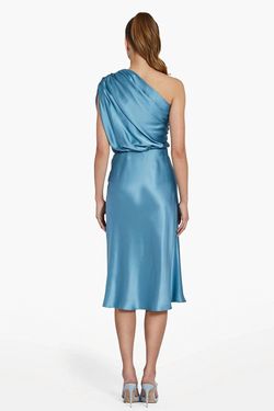Style 1-3345308652-2696 Amanda Uprichard Blue Size 12 Black Tie Cocktail Dress on Queenly