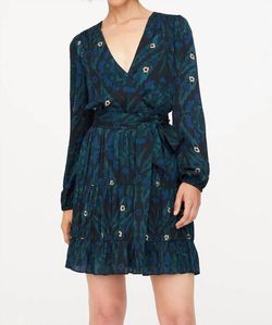 Style 1-3859378621-3011 Marie Oliver Green Size 8 Belt Sleeves Mini Cocktail Dress on Queenly