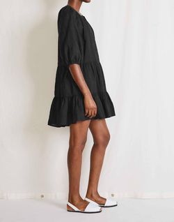 Style 1-3953464680-2696 APIECE APART Black Size 12 Tall Height Free Shipping Sorority Rush Cocktail Dress on Queenly