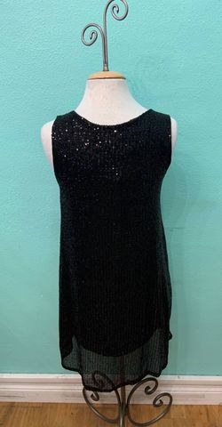 Style 1-4281391024-3014 Angela Mara Black Size 8 Tall Height Polyester Free Shipping Sorority Rush Cocktail Dress on Queenly
