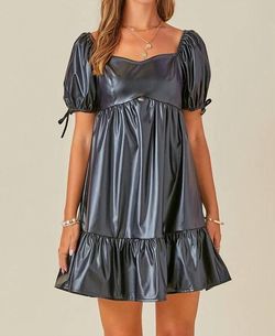 Style 1-468020876-3471 day + moon Black Size 4 Casual Tall Height Mini Summer Cocktail Dress on Queenly