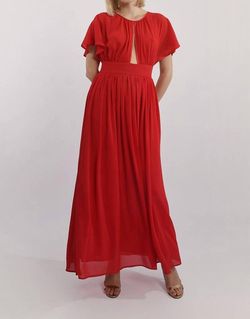 Style 1-53499622-3236 MOLLY BRACKEN Red Size 4 1-53499622-3236 Straight Dress on Queenly
