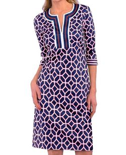 Style 1-617922296-2901 GRETCHEN SCOTT Blue Size 8 Spandex Pockets Jersey Polyester Cocktail Dress on Queenly