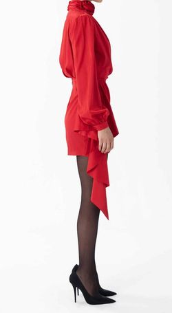 Style 1-949264980-3855 RONNY KOBO Red Size 0 Mini Jersey Cocktail Dress on Queenly