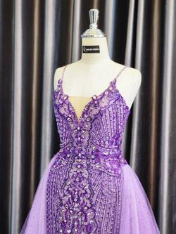 Purple Size 4 Straight Dress on Queenly