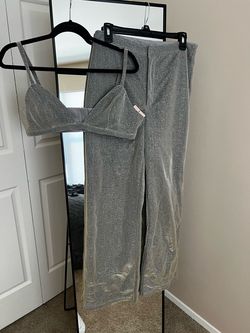 Silver Size 12 Jumpsuit Dress on Queenly