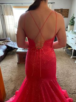 Amarra Pink Size 4 Tall Height Prom Floor Length Mermaid Dress on Queenly
