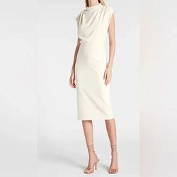 Express White Size 0 Tall Height Cocktail Dress on Queenly
