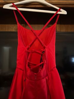 Speechless Red Size 4 Tall Height Free Shipping Train Dress on Queenly