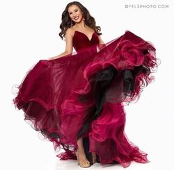 Style 9246 Sherri Hill Red Size 4 50 Off Tall Height Free Shipping Ball gown on Queenly
