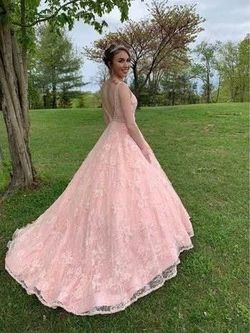 Sherri Hill Pink Size 4 Pageant Floor Length Ball gown on Queenly