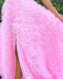 Sherri Hill Pink Size 0 Plunge Prom Floor Length Ball gown on Queenly