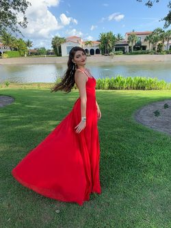 Promgirl Red Size 2 Prom Short Height Straight Dress on Queenly
