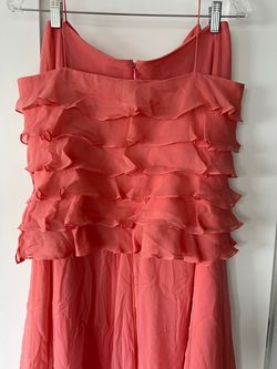 Cache Light Pink Size 4 Floor Length Spaghetti Strap A-line Dress on Queenly