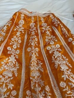 Orange Size 12 Ball gown on Queenly
