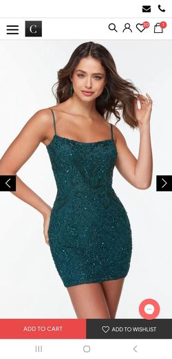 Alyce Paris Green Size 10 Prom Cocktail Dress on Queenly