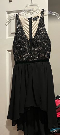 Sequin Hearts Black Size 2 Floor Length Jumpsuit Dress on Queenly