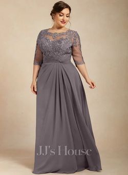 Style 152153 JJ's House Multicolor Size 16 Floor Length Free Shipping Plus Size A-line Dress on Queenly