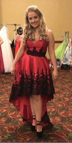 Sherri Hill Red Size 10 70 Off Pageant Jersey Cocktail Dress on Queenly