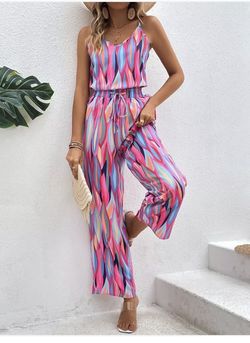 Style One size between small and medium new without tag Multicolor Size 4 Jumpsuit Dress on Queenly