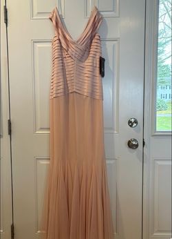 Lord & Taylor Nude Size 10 Floor Length Bridgerton Lord And Taylor A-line Dress on Queenly