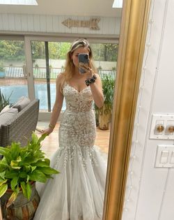 White Size 6 Mermaid Dress on Queenly