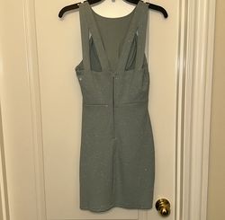 Speechless Blue Size 4 Girls Size Mini Jersey Cocktail Dress on Queenly