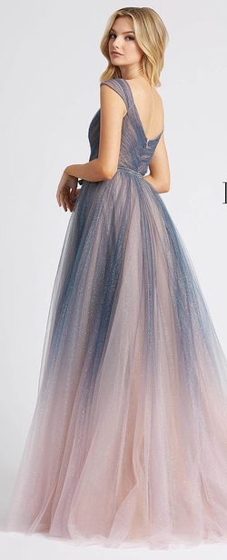 Style 20222 Mac Duggal Nude Size 6 Medium Height Floor Length Ball gown on Queenly