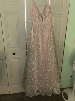 Style W910Y439 Windsor Pink Size 8 W910y439 Floor Length Straight Dress on Queenly