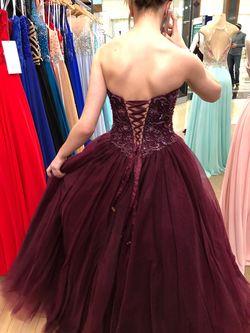 Alyce Paris Red Size 2 Pageant Prom Floor Length Ball gown on Queenly
