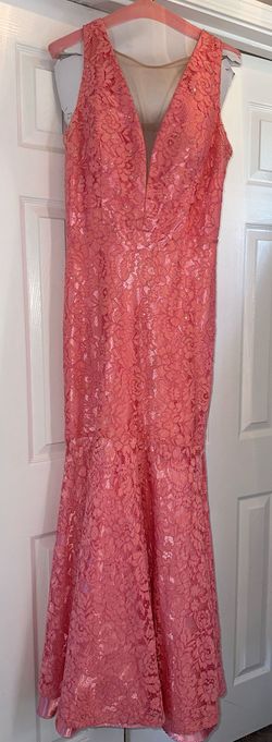 Pink Size 16 Mermaid Dress on Queenly