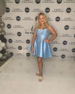 Sherri Hill Blue Size 14 50 Off Cocktail Dress on Queenly