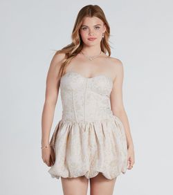 Style 05001-2056 Windsor Gold Size 12 Sweetheart Padded Sorority Mini Cocktail Dress on Queenly
