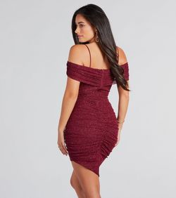 Style 05103-5170 Windsor Red Size 4 Jersey Cocktail Dress on Queenly