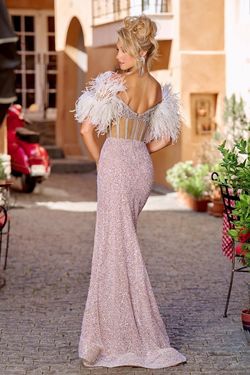 Style PS23741C Portia and Scarlett Pink Size 8 Floor Length Tall Height Side slit Dress on Queenly