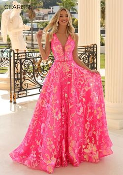 Style 810458 Clarisse Pink Size 16 Tall Height 810458 Plus Size Ball gown on Queenly