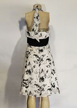 White House Black Market White Size 14 Halter A-line Dress on Queenly