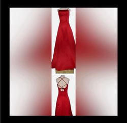 JUMP Red Size 10 Short Height Straight Dress on Queenly