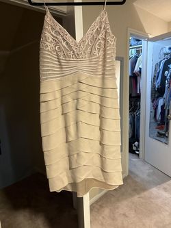 Nude Size 12 A-line Dress on Queenly