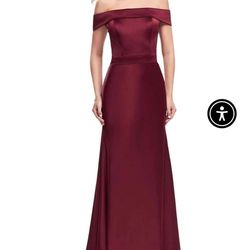 Style 25579 La Femme Red Size 0 Free Shipping Floor Length Bridesmaid Mermaid Dress on Queenly