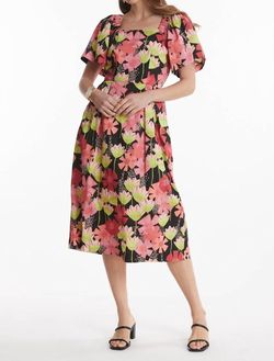 Style 1-1412280113-3855 Tyler Boe Black Size 0 Pockets Floral Mini Cocktail Dress on Queenly