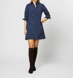 Style 1-1877384699-3236 Ann Mashburn Blue Size 4 Print Sleeves Cocktail Dress on Queenly