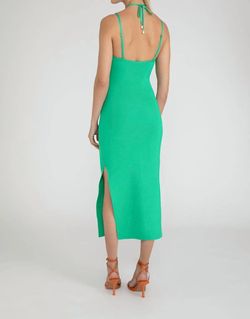 Style 1-2002641542-2901 PAOLA BERNARDI Green Size 8 Jersey Tall Height Cocktail Dress on Queenly