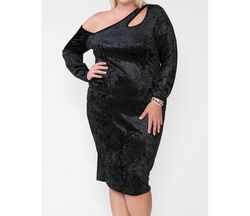 Style 1-2121204818-1474 Symphony Blue Size 28 Free Shipping Plus Size Cocktail Dress on Queenly